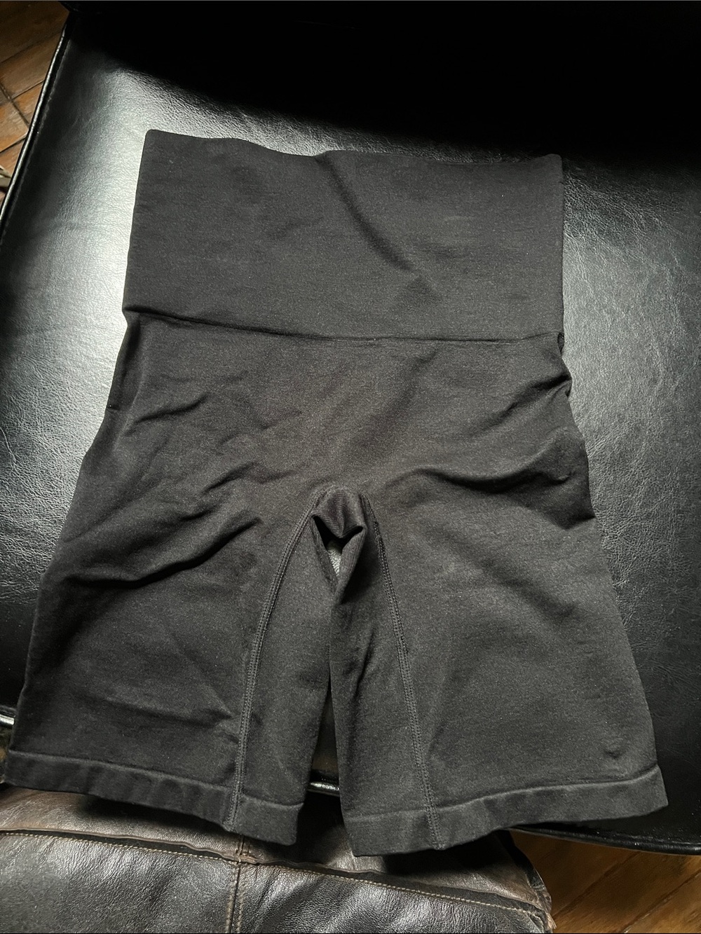 Larry Levine Black High-Waist Shaping Boyshorts